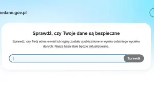 Strona bezpiecznedane.gov.pl sprawdza, czy Twoje dane nie wyciekły, chroniąc przed zagrożeniami typu xml external entity.