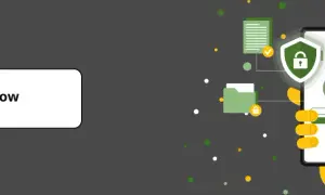 Chcesz wiedzieć, jak zaszyfrować plik? Ilustracja pokazuje aplikację AxCrypt na telefonie, która ułatwia bezpieczne przechowywanie danych.