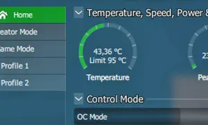 Monitorowanie temperatury procesora AMD Ryzen 5 3600. Aktualnie 43,36°C, limit 95°C. Sprawdzam, ile stopni powinien mieć procesor.