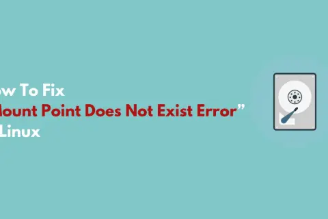 Jak naprawić błąd "mount point does not exist" w Linuksie. Grafika przedstawia dysk twardy.