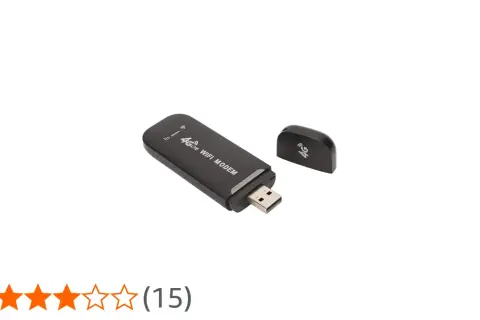 Czarny wifi dongle 4G LTE, modem USB do internetu. Co to jest? To przenośne urządzenie.
