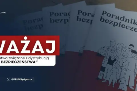 Uważaj na oszustwa związane z dystrybucją "Poradnika Bezpieczeństwa". Na zdjęciu widać stos materiałów informacyjnych.