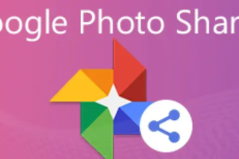Ikona Google Photos i symbol udostępniania. Dowiedz się, jak wyłączyć udostępnianie zdjęć Google.