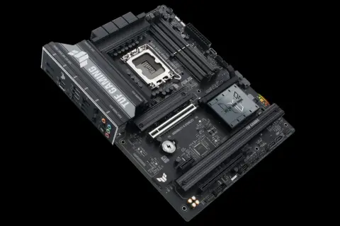 Płyta główna ASUS TUF GAMING. Czy płyta główna ma wpływ na FPS? Tak, odpowiednia płyta główna zapewnia stabilność i wydajność, co przekłada się na płynność gry.