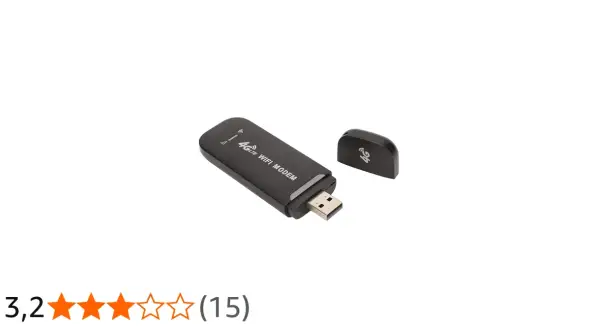 Czarny wifi dongle 4G LTE, modem USB do internetu. Co to jest? To przenośne urządzenie.