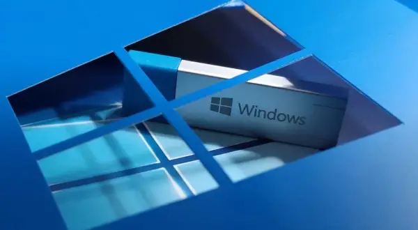 Pendrive z logo Windows, gotowy do instalacji systemu Windows 10.