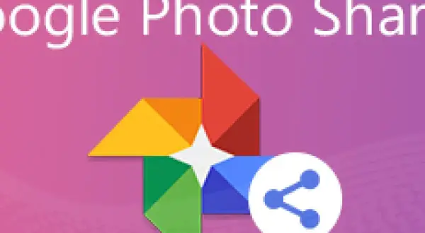 Ikona Google Photos i symbol udostępniania. Dowiedz się, jak wyłączyć udostępnianie zdjęć Google.