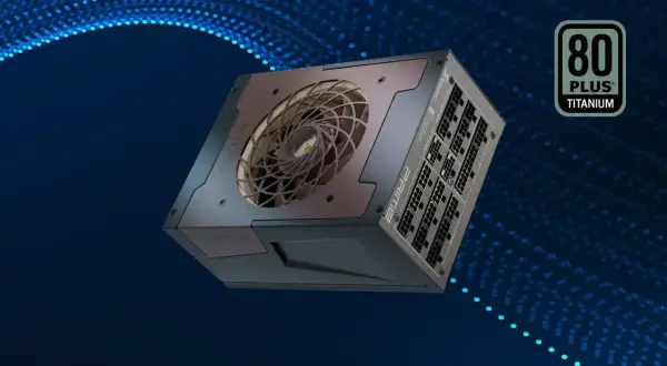 Zasilacz komputerowy PRIME z certyfikatem 80 PLUS Titanium, z wentylatorem Noctua.