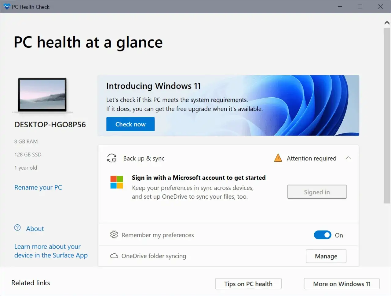 Sprawdź, czy Twój komputer jest gotowy na aktualizację do Windows 11. Aplikacja PC Health Check analizuje wymagania systemowe.