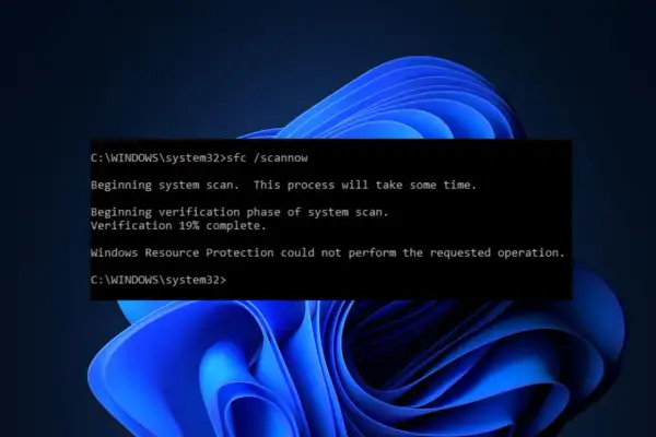 SFC /scannow nie zakończył się pomyślnie, ponieważ plik zawiera wirusa. Ochrona zasobów systemu Windows nie mogła wykonać operacji.