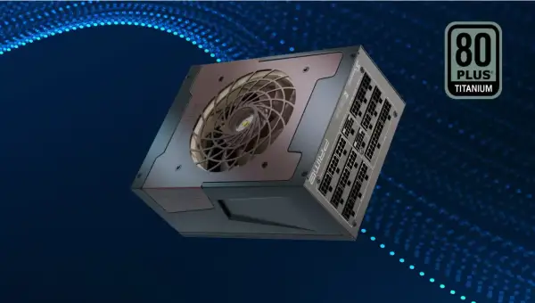 Zasilacz komputerowy PRIME z certyfikatem 80 PLUS Titanium, z wentylatorem Noctua.